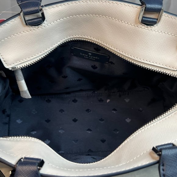 New Kate Spade Staci Medium Satchel Saffiano Leather Niagara Multi - Picture 14 of 15